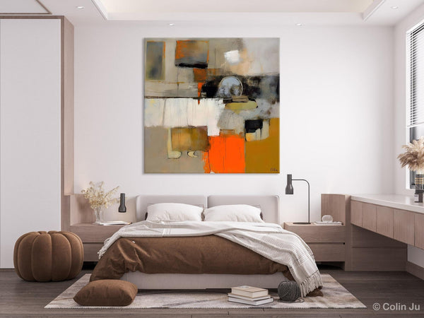 Contemporary Canvas Art, Modern Acrylic Artwork, Buy Art Paintings Online, Original Modern Paintings, Large Abstract Painting for Bedroom-HomePaintingDecor