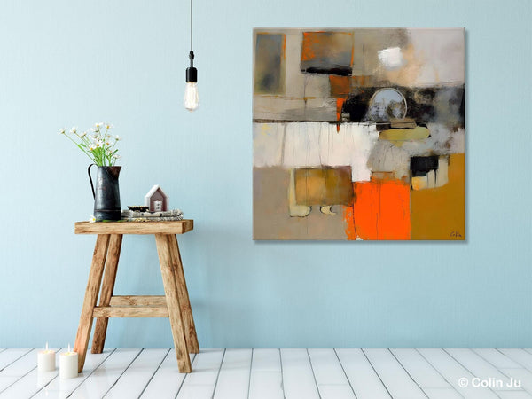 Contemporary Canvas Art, Modern Acrylic Artwork, Buy Art Paintings Online, Original Modern Paintings, Large Abstract Painting for Bedroom-HomePaintingDecor