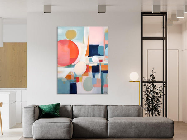Large Contemporary Wall Art, Acrylic Painting on Canvas, Extra Large Paintings for Dining Room, Modern Paintings, Original Abstract Painting-HomePaintingDecor