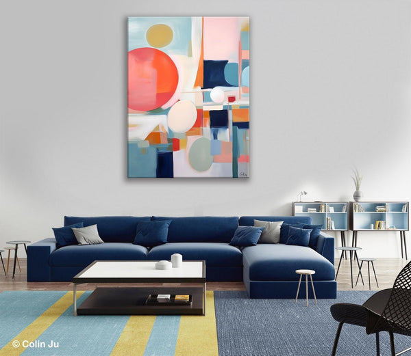 Large Contemporary Wall Art, Acrylic Painting on Canvas, Extra Large Paintings for Dining Room, Modern Paintings, Original Abstract Painting-HomePaintingDecor