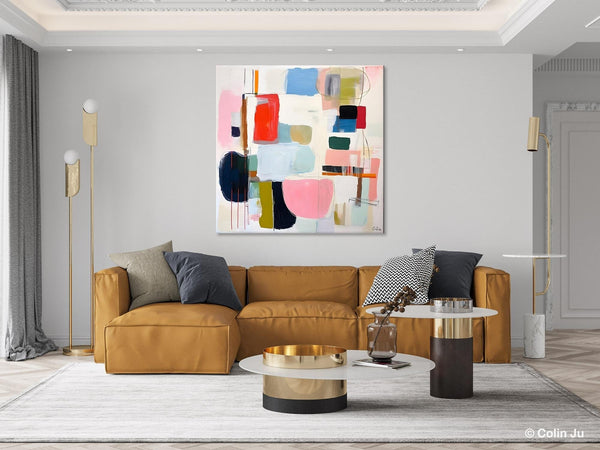 Modern Canvas Paintings, Large Abstract Painting for Bedroom, Original Abstract Wall Art, Modern Acrylic Artwork, Contemporary Canvas Art-HomePaintingDecor
