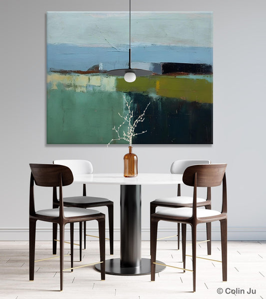 Landscape Acrylic Paintings, Landscape Abstract Painting, Modern Wall Art for Living Room, Original Abstract Art, Acrylic Painting on Canvas-HomePaintingDecor