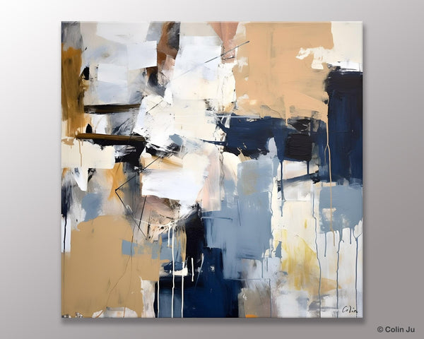 Large Wall Art for Bedroom, Abstract Modern Acrylic Art, Canvas Paintings for Sale, Modern Original Abstract Art, Contemporary Canvas Art-HomePaintingDecor