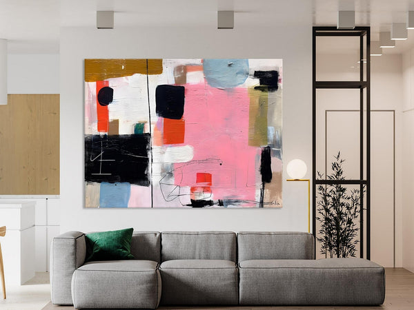 Modern Wall Art Ideas for Bedroom, Large Canvas Paintings, Original Abstract Art, Hand Painted Canvas Art, Contemporary Acrylic Paintings-HomePaintingDecor