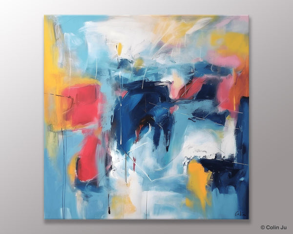 Abstract Paintings for Bedroom, Original Modern Paintings, Large Contemporary Canvas Art, Modern Acrylic Artwork, Buy Art Paintings Online-HomePaintingDecor