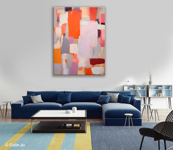 Abstract Wall Paintings, Heavy Texture Canvas Art, Large Contemporary Wall Art, Extra Large Paintings for Bedroom, Original Modern Painting-HomePaintingDecor