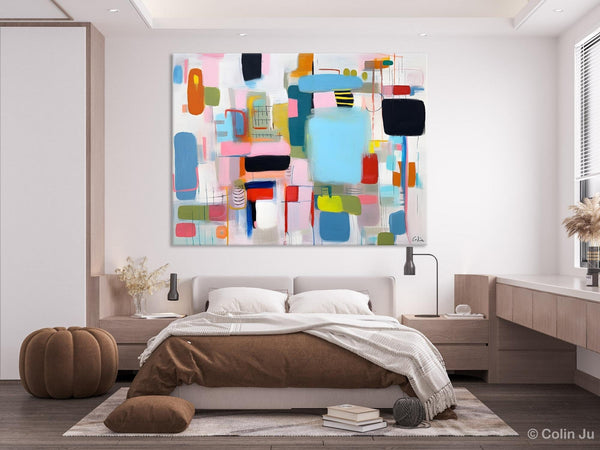 Original Abstract Art, Hand Painted Canvas Art, Modern Wall Art Ideas for Dining Room, Large Canvas Paintings, Contemporary Acrylic Painting-HomePaintingDecor