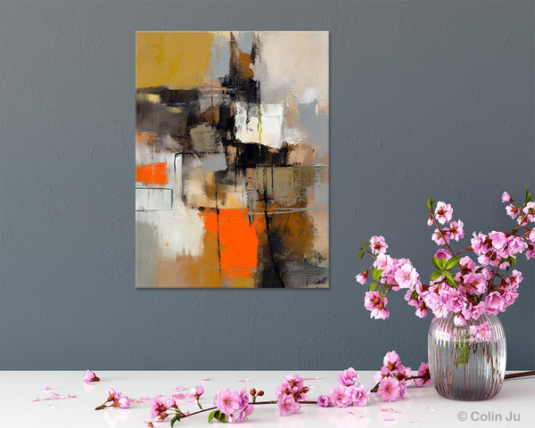 Acrylic Painting on Canvas, Modern Paintings, Extra Large Paintings for Dining Room, Large Contemporary Wall Art, Original Abstract Painting-HomePaintingDecor