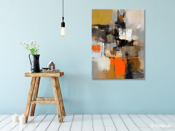 Acrylic Painting on Canvas, Modern Paintings, Extra Large Paintings for Dining Room, Large Contemporary Wall Art, Original Abstract Painting-HomePaintingDecor