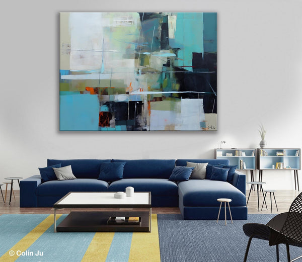 Extra Large Canvas Paintings, Original Abstract Painting, Modern Wall Art Ideas for Living Room, Impasto Art, Contemporary Acrylic Paintings-HomePaintingDecor