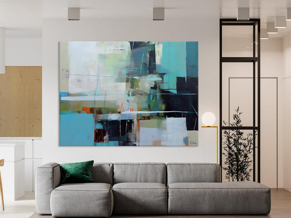 Extra Large Canvas Paintings, Original Abstract Painting, Modern Wall Art Ideas for Living Room, Impasto Art, Contemporary Acrylic Paintings-HomePaintingDecor
