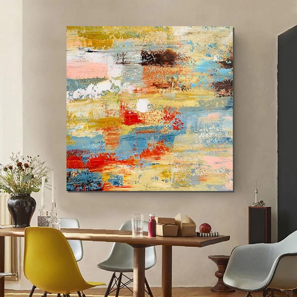 Hand Painted Canvas Art, Bedroom Wall Art Ideas, Modern Paintings for Dining Room, Simple Modern Art, Contemporary Modern Wall Art Paintings-HomePaintingDecor