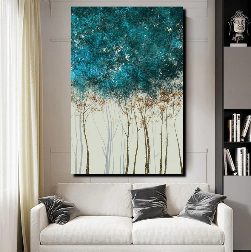 Tree Paintings Simple Modern Art