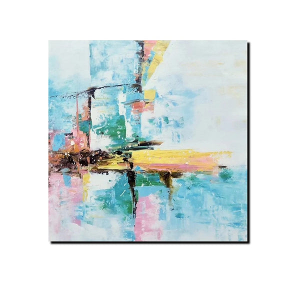 Simple Abstract Paintings, Dining Room Modern Wall Art, Modern Contemporary Art, Large Painting on Canvas, Acrylic Canvas Painting-HomePaintingDecor