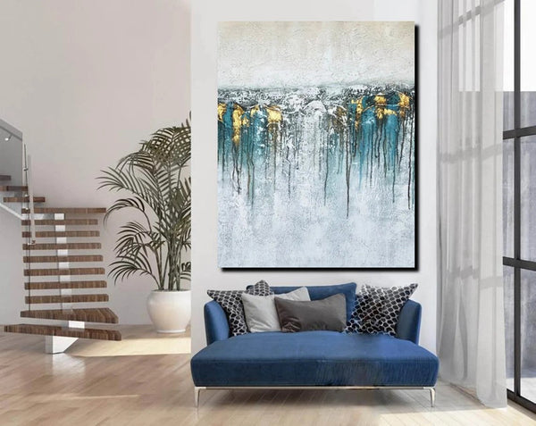 Large Painting for Sale, Buy Large Paintings Online, Simple Modern Art, Contemporary Abstract Art, Bedroom Canvas Painting Ideas-HomePaintingDecor