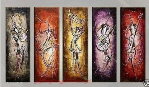 Saxophone Player Painting, Modern Paintings for Living Room, Music Paintings, Extra Large Canvas Painting on Canvas-HomePaintingDecor