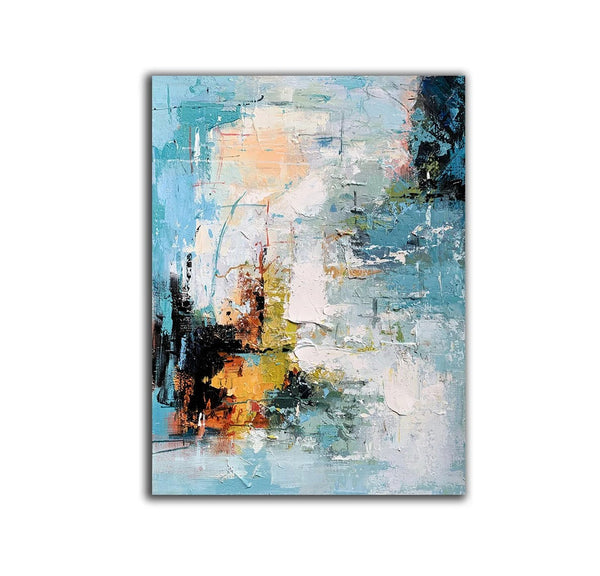 Extra Large Acrylic Painting, Modern Contemporary Abstract Artwork, Simple Modern Art, Living Room Wall Art Painting, Palette Knife Paintings-HomePaintingDecor